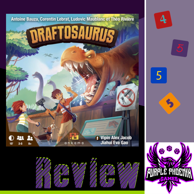 Draftosaurus Review – Purple Phoenix Games