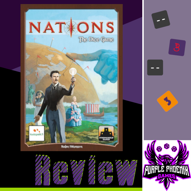 Nations The Dice Game Review Purple Phoenix Games