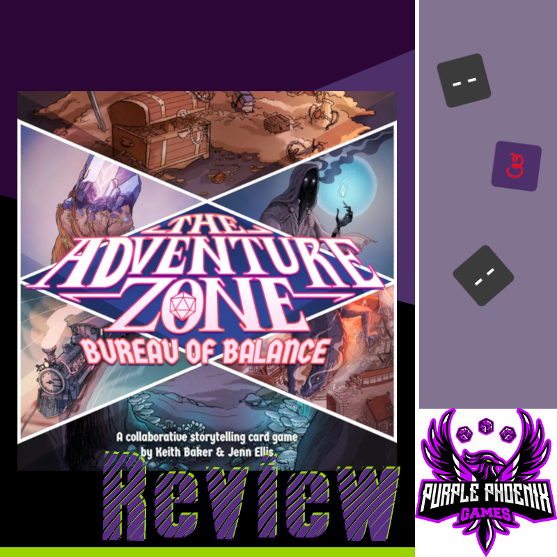 tank hongersnood Caroline The Adventure Zone: Bureau of Balance Review – Purple Phoenix Games